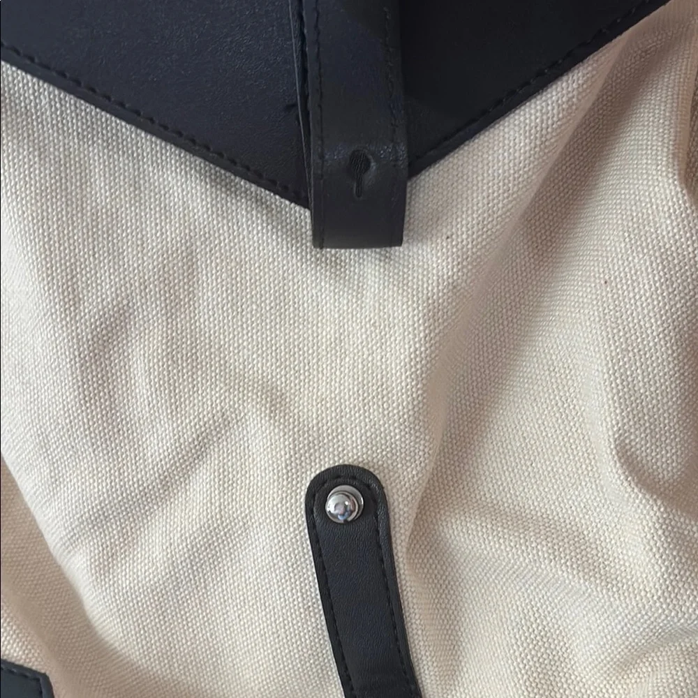 Deux Lux Black and Eggshell White Backpack